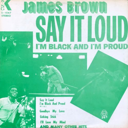JAMES BROWN - SAY IT LOUD I&#039;M BLACK AND I&#039;M PROUD (해적판)