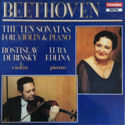 ROSTISLAV DUBINSKY / LUBA EDLINA - Beethoven The Ten Sonatas For Violin &amp; Piano (5LP/BOX)