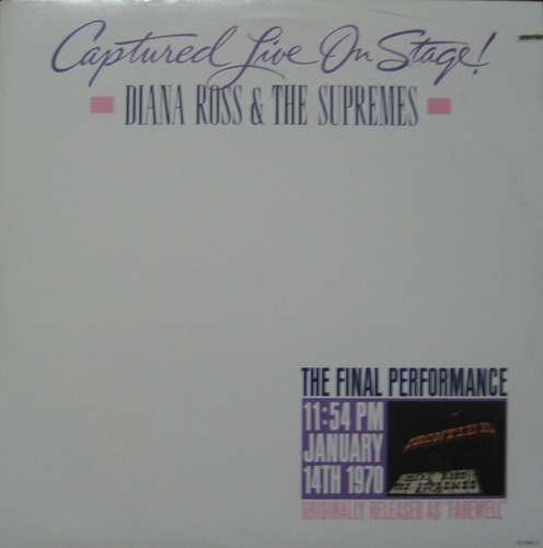 DIANA ROSS &amp; THE SUPREMES - Captured Live on Stage (2LP)