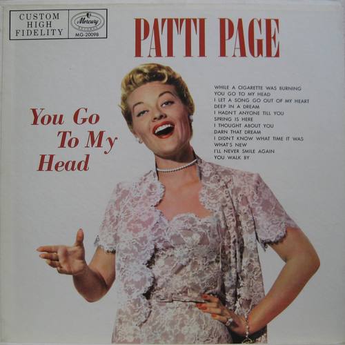 PATTI PAGE - You Go To My Head