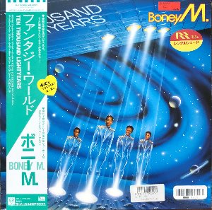 BONEY M - TEN THOUSAND LIGHTYERS (OBI&#039;/가사지)