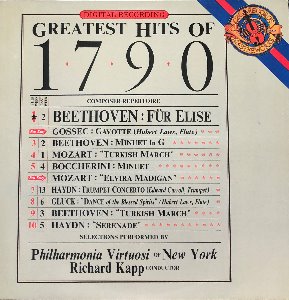 Philharmonia Virtuosi of New York conducted by Richard Kapp - Greatest Hits of 1790