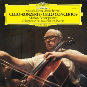 MSTISLAV ROSTROPOVICH / PAUL SACHER COND / COLLEGIUM MUSICUM ZURICH - Vivaldi + Tartin + Boccherini - Cello concertos