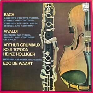 아르투르 그뤼미오 Arthur Grumiaux - 바하 두대의 바이올린을 위한 협주곡 BMW1043 외 2곡