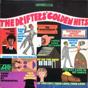 DRIFTERS - THE DRIFTERS GOLDEN HITS (1968 Atlantic SD 8153 original 1st Press) &quot;Save the Last Dance for Me/Under the Boardwalk&quot;