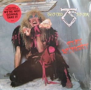 TWISTED SISTER - &quot;STAY HUNGRY&quot; (자켓스티커/SEALED)