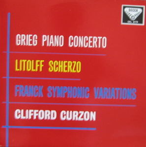 CLIFFORD CURZON (GRIEG;피아노협주곡/FRANCK;교향적 변주곡)-런던필/ADRIAN BOULT