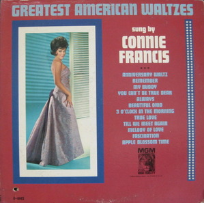 CONNIE FRANCIS - GREATEST AMERICAN WALTZES