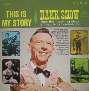 HANK SNOW - This is My Story (2LP/&quot;팔도유람 원곡&quot;)