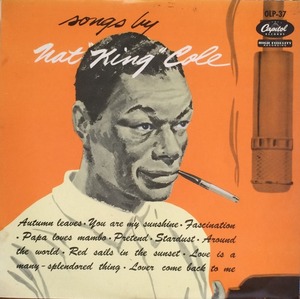 NAT KING COLE - SONGS BY NAT KING COLE (10인치/33RPM/RED VINYL)