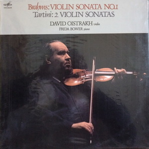 DAVID OISTRAKH - BRAHMS; 바이올린 소나타 1번/TARTINI; 바이올린 소나타 (미개봉)