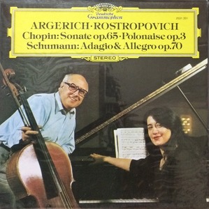 ARGERICH/ROSTROPOVICH - CHOPIN;첼로 소나타 G단조/SCHUMANN;첼로와 피아노를 위한 아다지오 (미개봉)