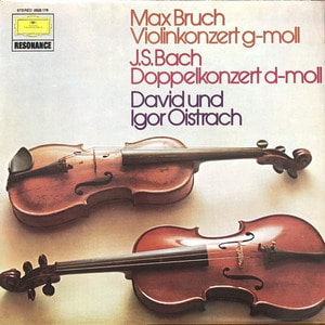 DAVID und IGOR OISTRACH - BRUCH/ BACH; 바이올린 협주곡